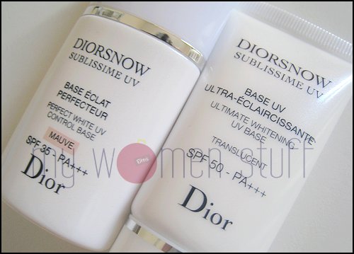 diorsnow sunscreen UV base
