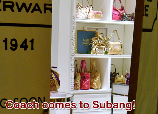 coach empire shopping gallery subang