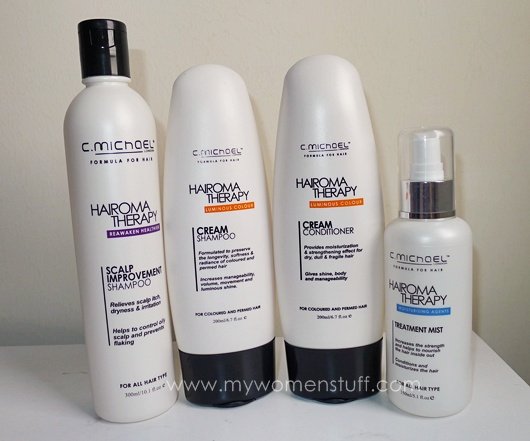 review c micahel hairomatherapy shampoo conditioner treatment