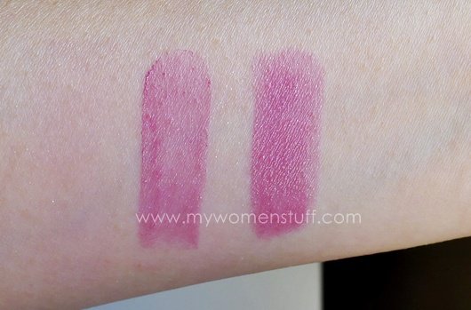 shiseido shimmering lipstick swatches