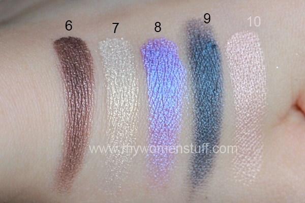 urban decay 15th anniversary palette swatches