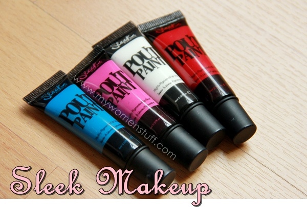 sleek makeup pout paint swatches colours review