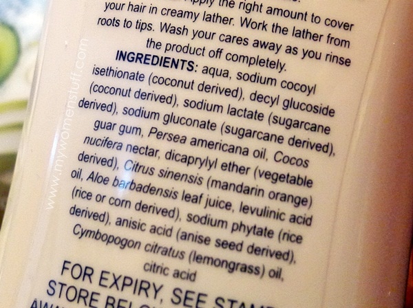 shampoo ingredients 