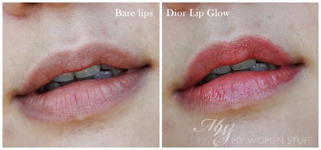 dior lip glow before after