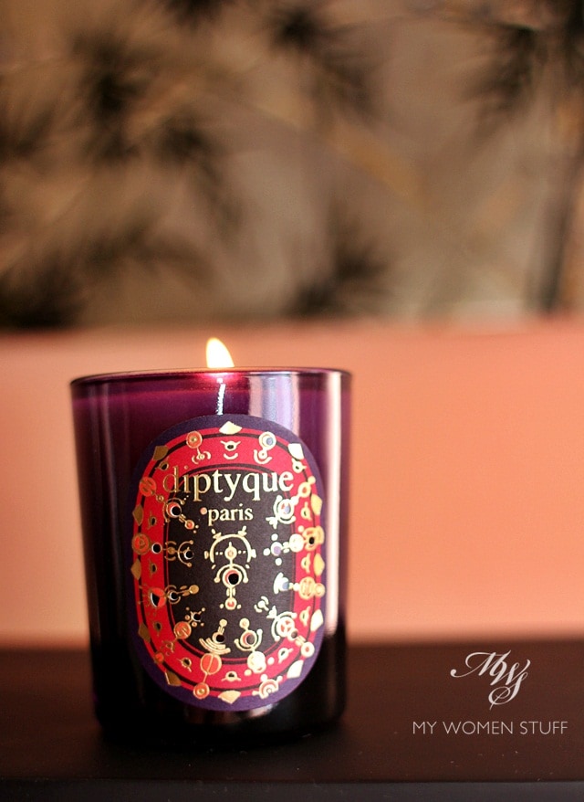 diptyque holiday candle indian incense